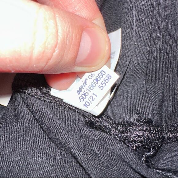 Offline by Aerie OG Super Flare Fold Over High Rise Leggings Pants Sz M NEW - Picture 7 of 8